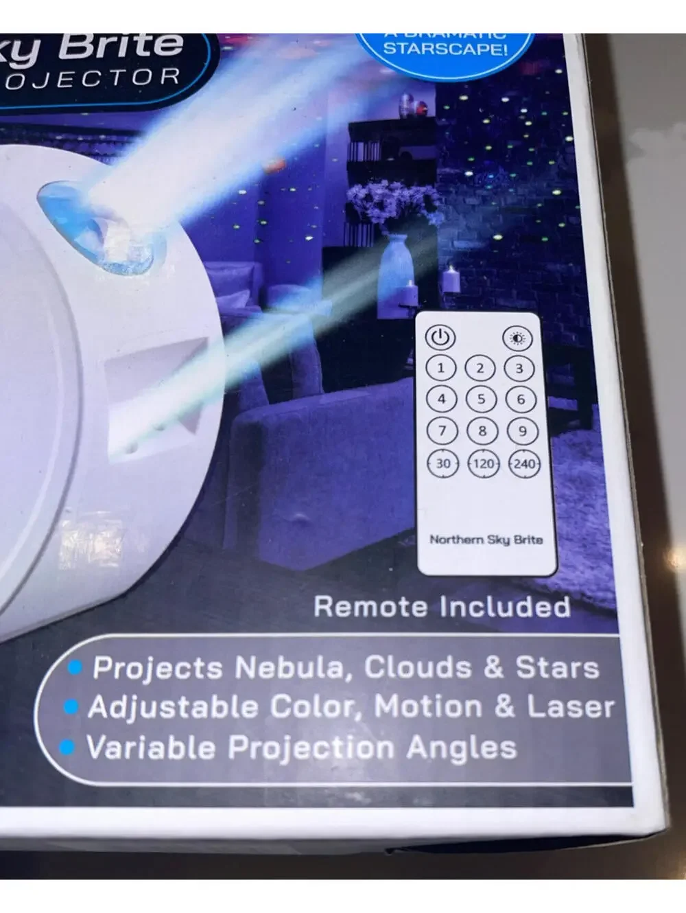 NEW HY-IMPACT NORTHERN SKY BRITE GALAXY LITE PROJECTOR - NEBULA CLOUDS AND STARS